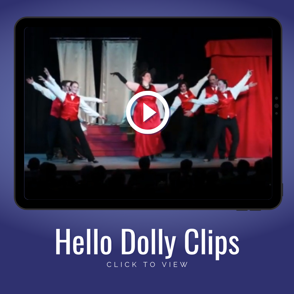 Clips from a production edited together with music - Hello Dolly